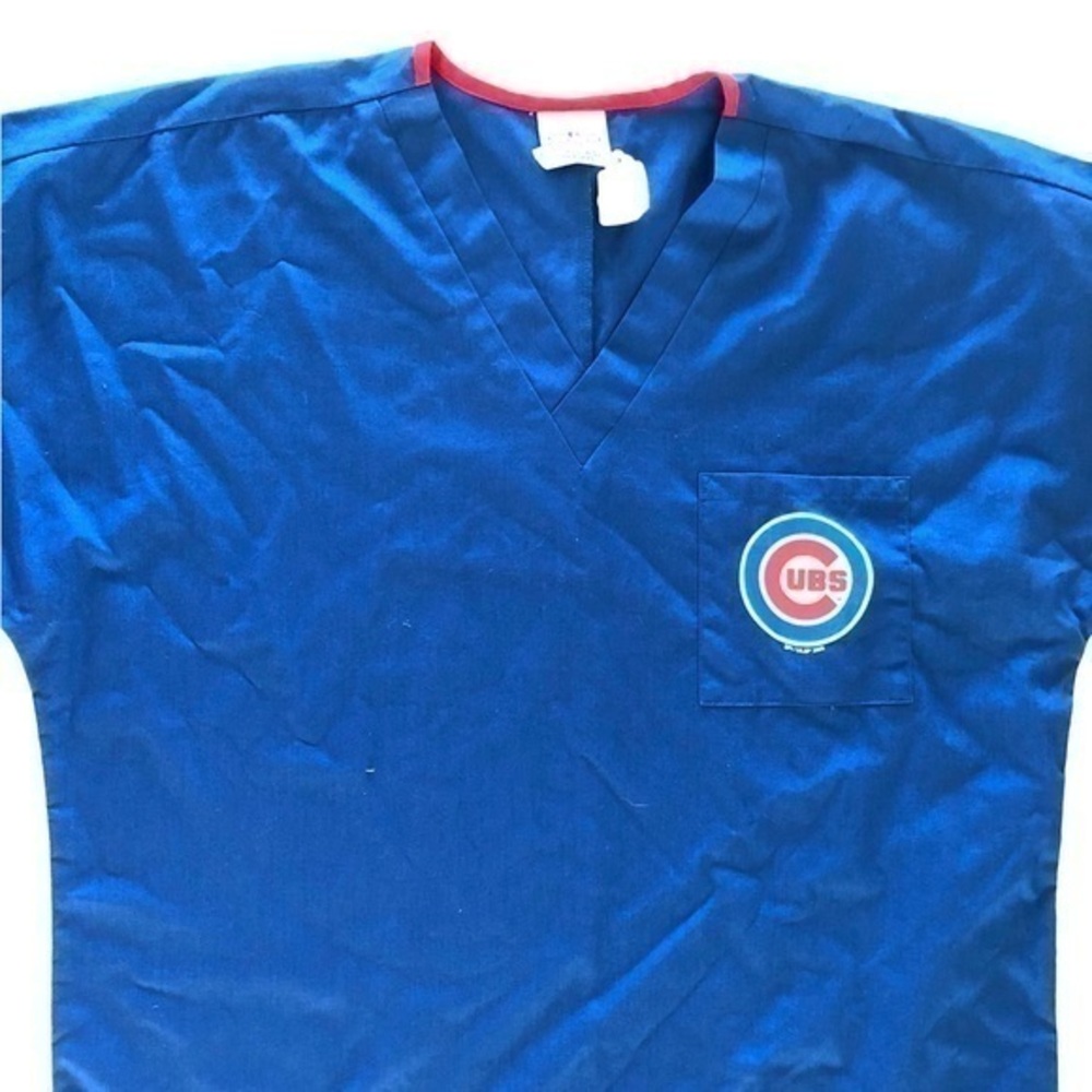 MLB Chicago Cubs Men’s Short Sleeve SCRUB Size Medium